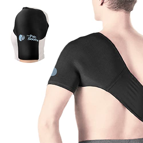 Reusable Gel Filled Shoulder Wrap, Good for Rotator Cuff, Sports Injuries, Arthritis, Impingement Pain, for men and woman,  HSA and FSA Eligible